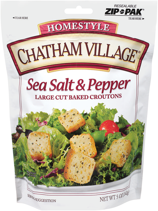 LargeCutSeaSaltPepper - Chatham Village Sea Salt & Pepper Croutons